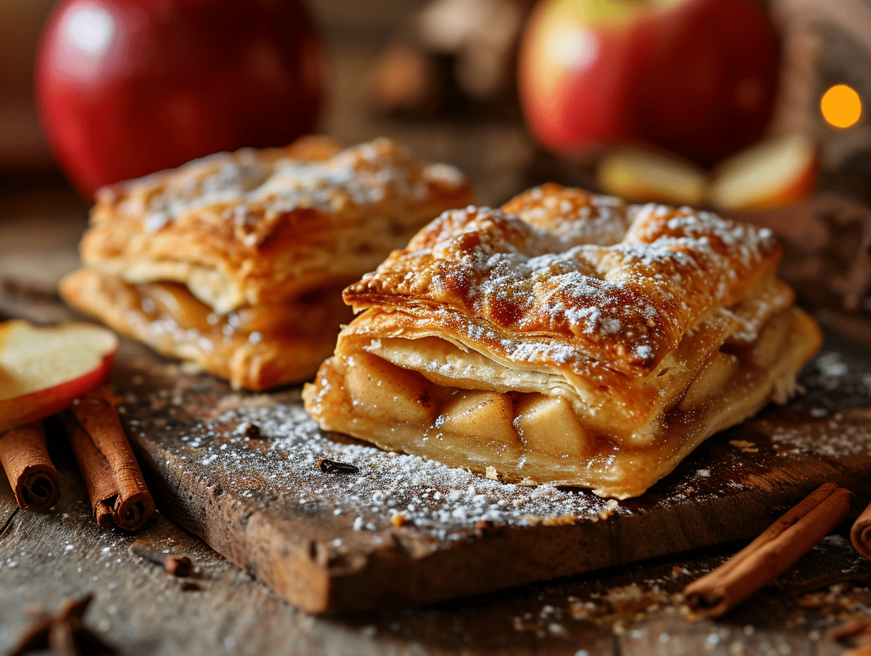 Feuilles de brick aux pommes : recette facile et délicieuse pour une