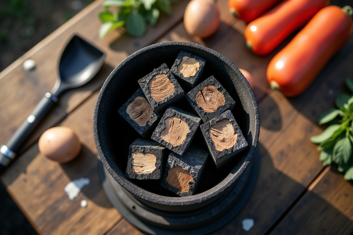 briquettes charbon