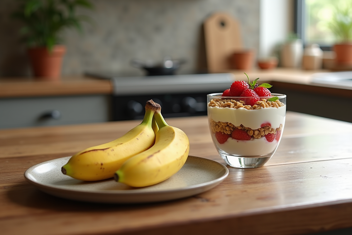 banane petit-déjeuner